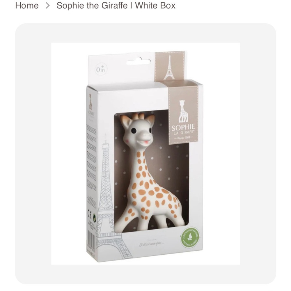Sophie the Giraffe baby teether